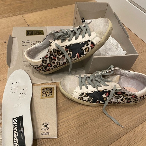 Golden Goose Shoes - Golden Goose Leopard Print shoes. Size 40 Like new!